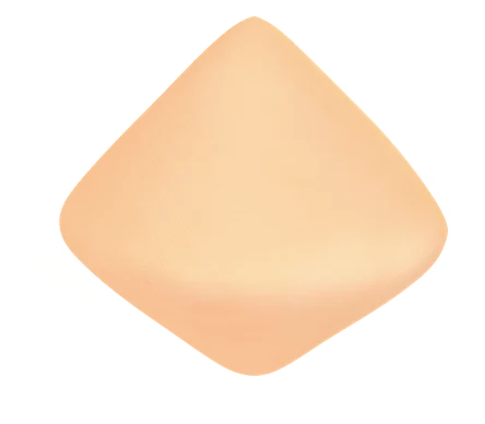 Peach diamond shape